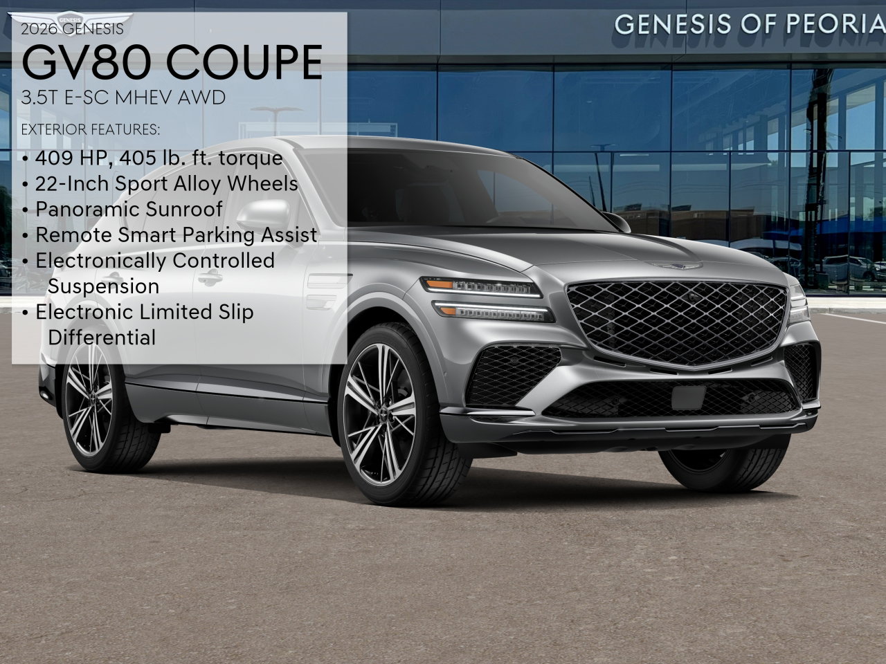 2026 GENESIS GV80 Coupe E-SC - Photo 26
