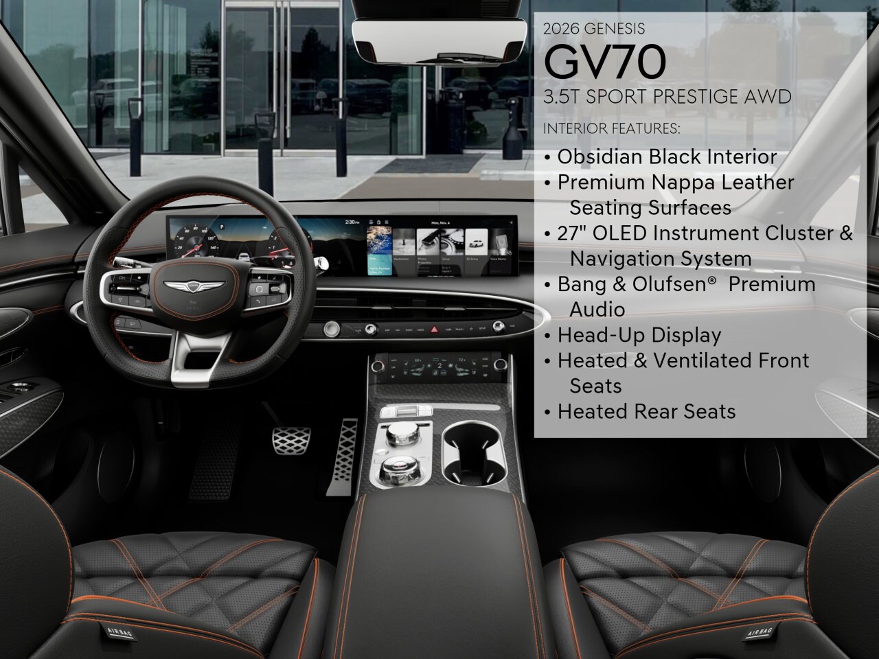 2026 GENESIS GV70 Sport Prestige - Photo 46