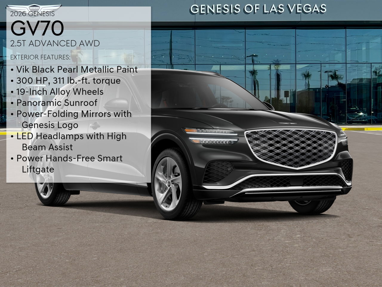 2026 Genesis GV70 2.5T Advanced photo 3