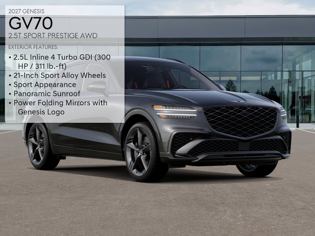 New 2027 Genesis GV70 2.5T Sport Prestige SUV