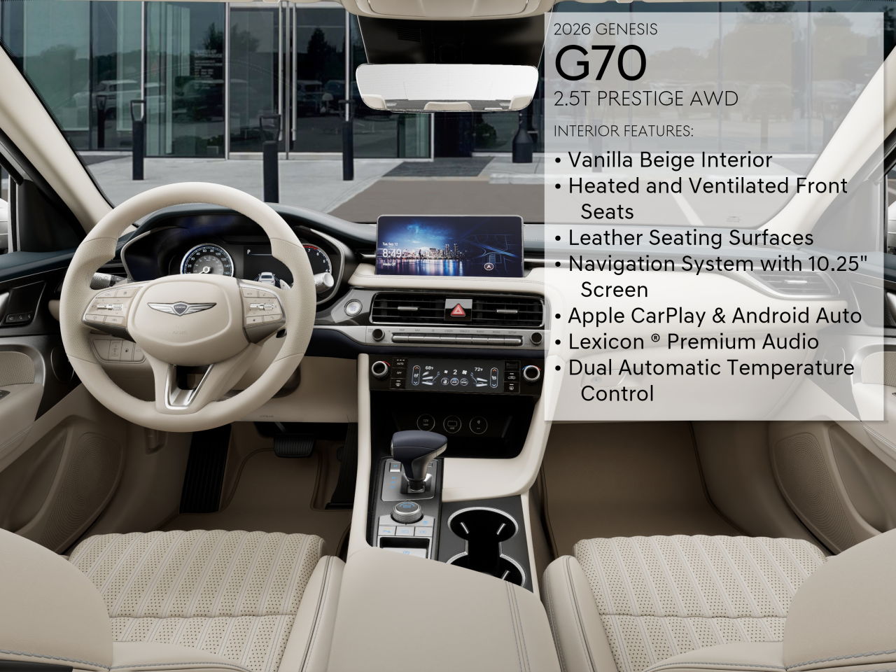 2026 Genesis G70 2.5T Prestige AWD photo 3