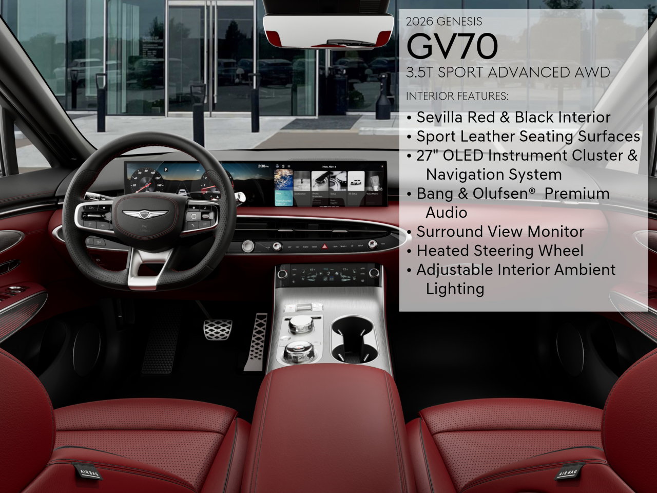 2026 GENESIS GV70 Sport Advanced - Photo 17