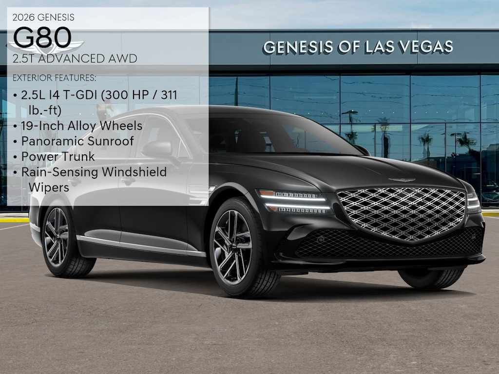New 2026 Genesis G80 2.5T Advanced Sedan