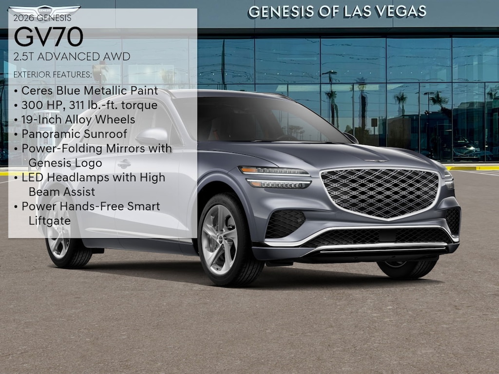 New 2026 Genesis GV70 2.5T Advanced SUV