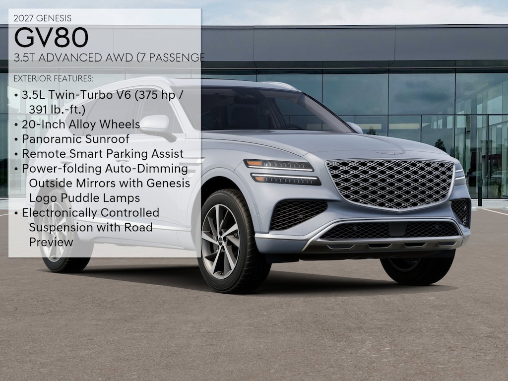 New 2027 Genesis GV80 3.5T Advanced SUV