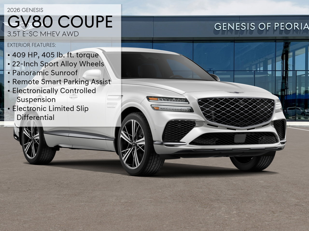 2026 GENESIS GV80 Coupe E-SC - Photo 26