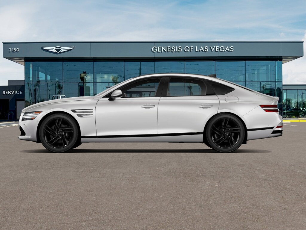 New 2027 Genesis G80 3.5T Prestige Black Sedan