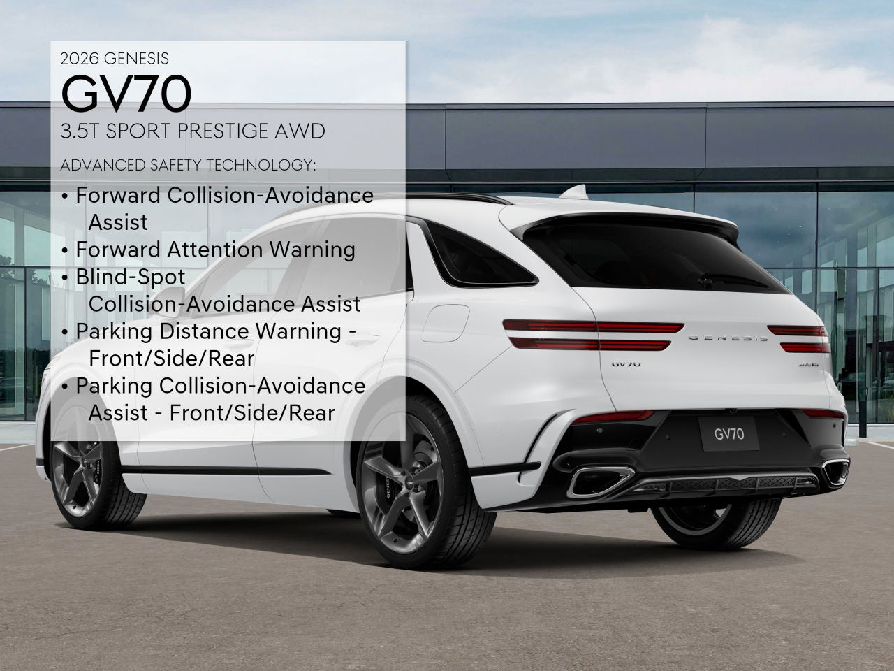 2026 GENESIS GV70 Sport Prestige - Photo 8