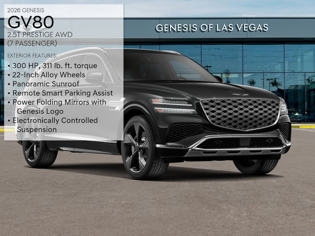 New 2026 Genesis GV80 2.5T Prestige SUV