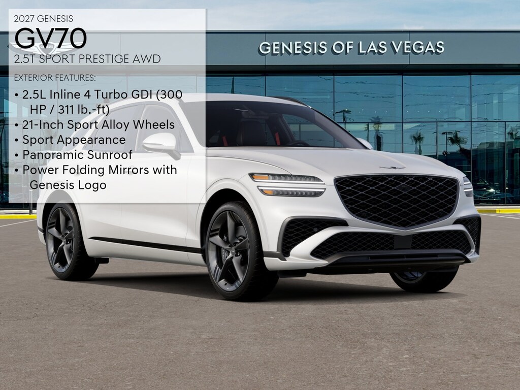 New 2027 Genesis GV70 2.5T Sport Prestige SUV