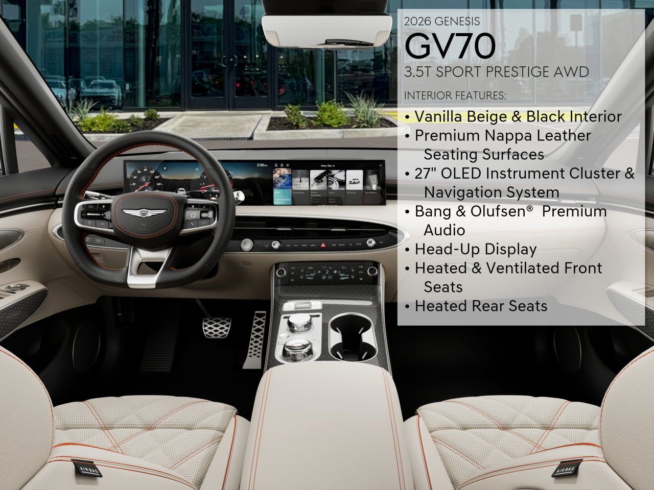 2026 GENESIS GV70 Sport Prestige - Photo 17