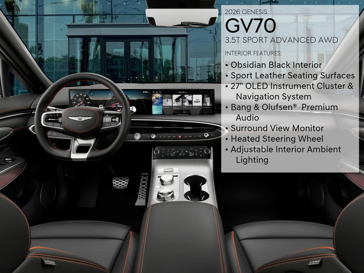 2026 GENESIS GV70 Sport Advanced - Photo 17