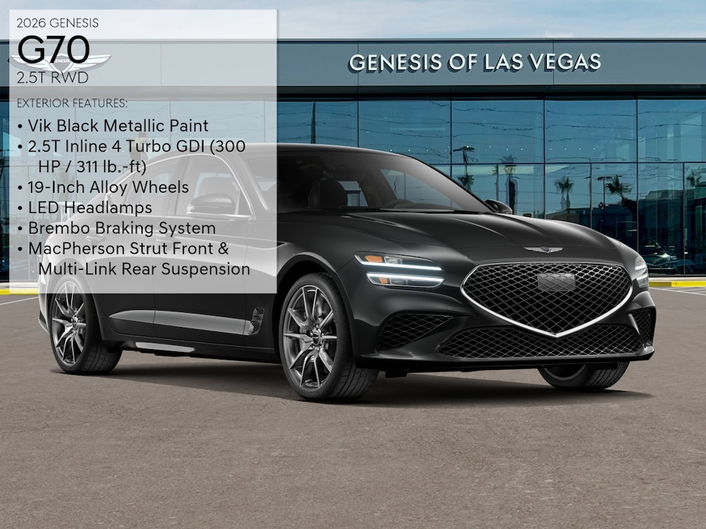 Used 2026 Genesis G70 2.5T RWD Sedan