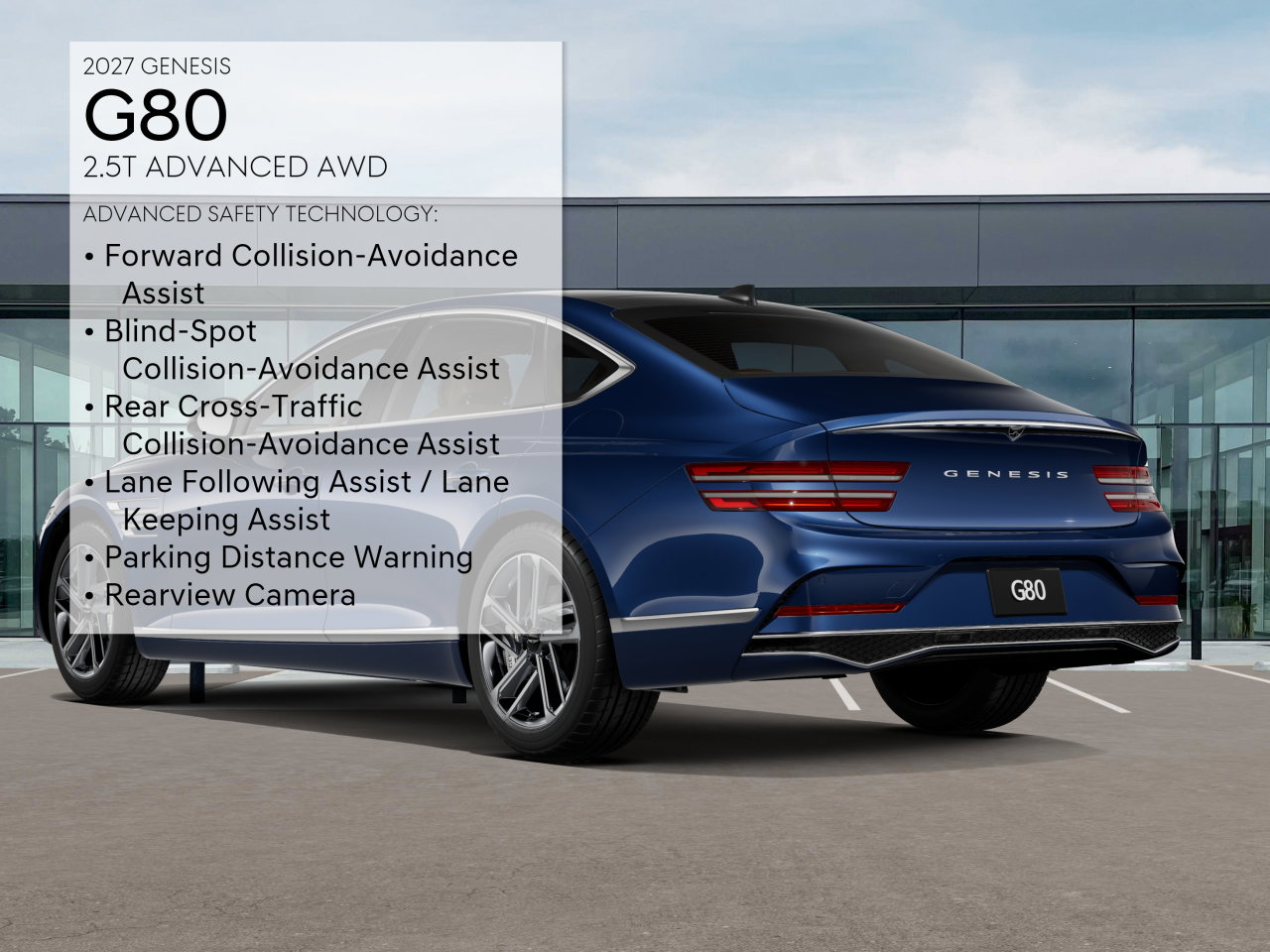 2027 GENESIS G80 Advanced - Photo 8