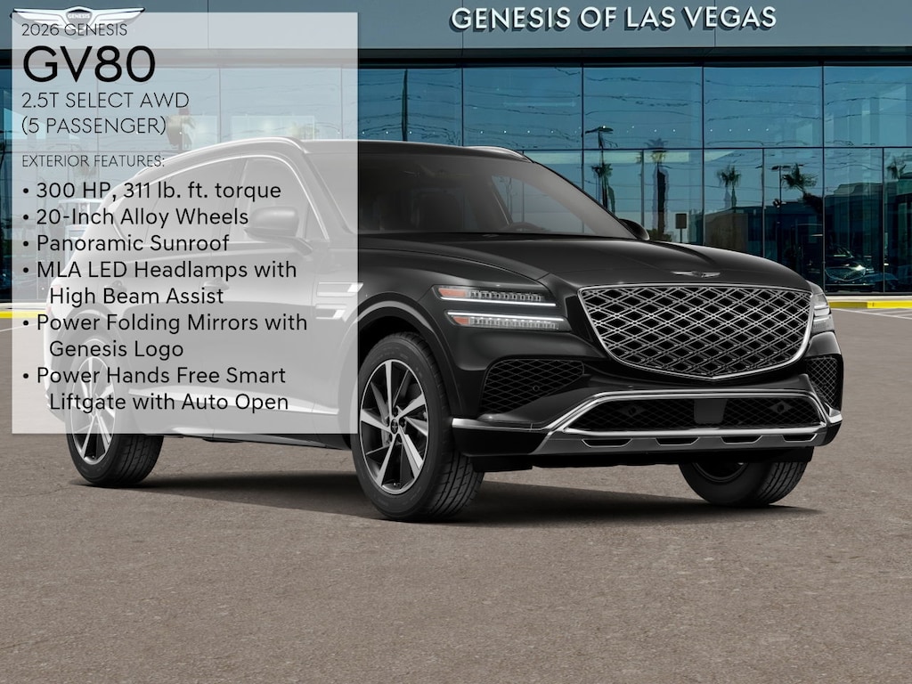 New 2026 Genesis GV80 2.5T Select SUV