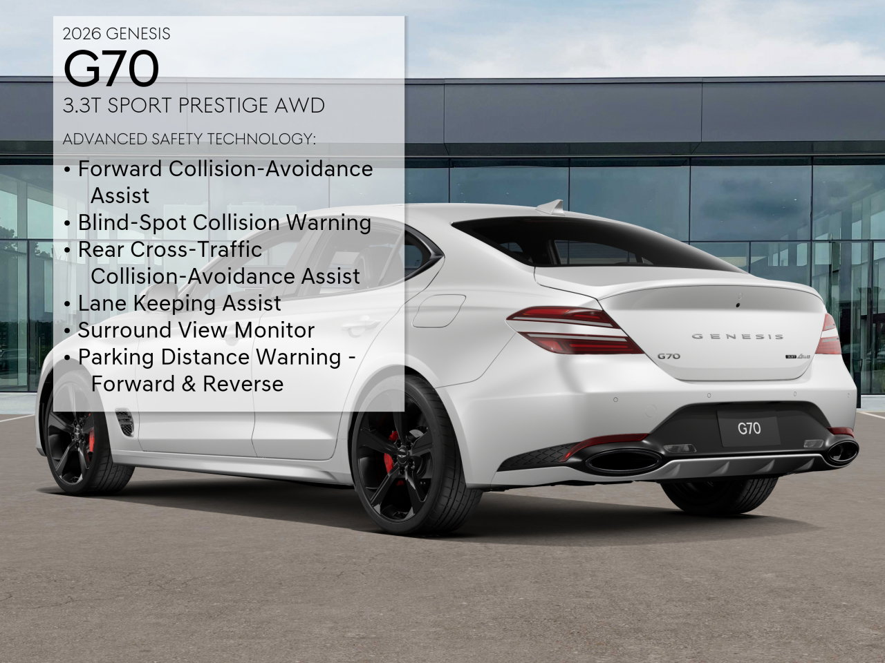 2026 GENESIS G70 Sport Prestige - Photo 7