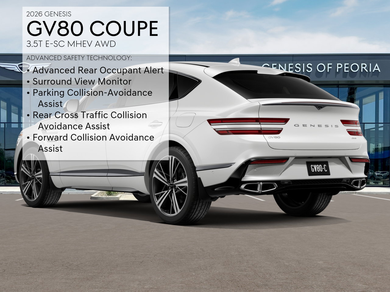2026 GENESIS GV80 Coupe E-SC - Photo 30