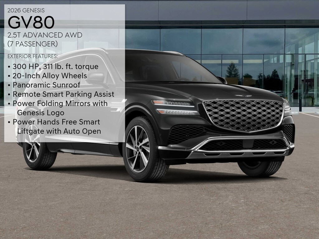 New 2026 Genesis GV80 2.5T Advanced SUV