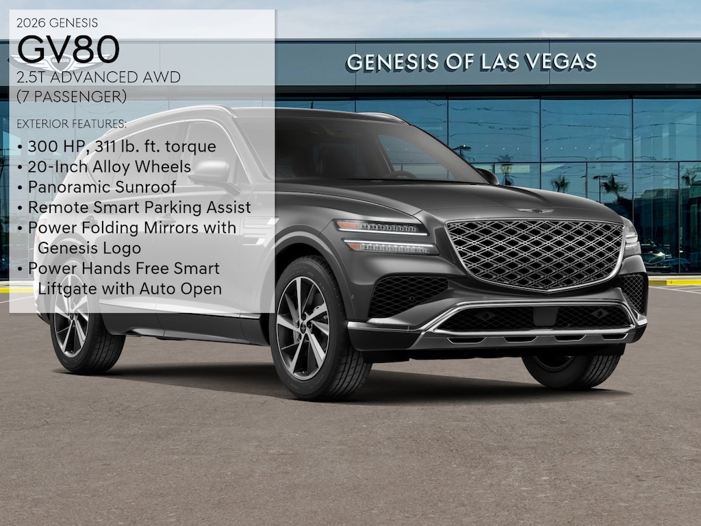 New 2026 Genesis GV80 2.5T Advanced SUV