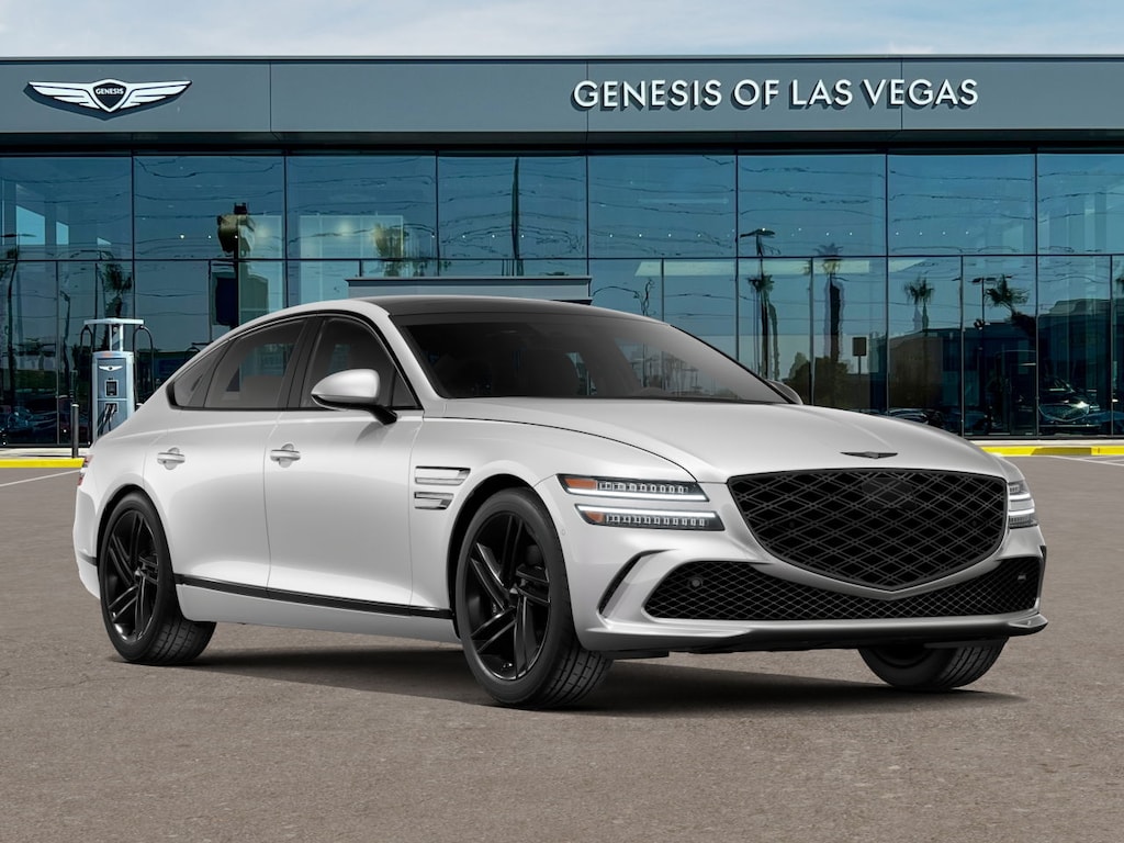 New 2026 Genesis G80 3.5T Prestige Black Sedan