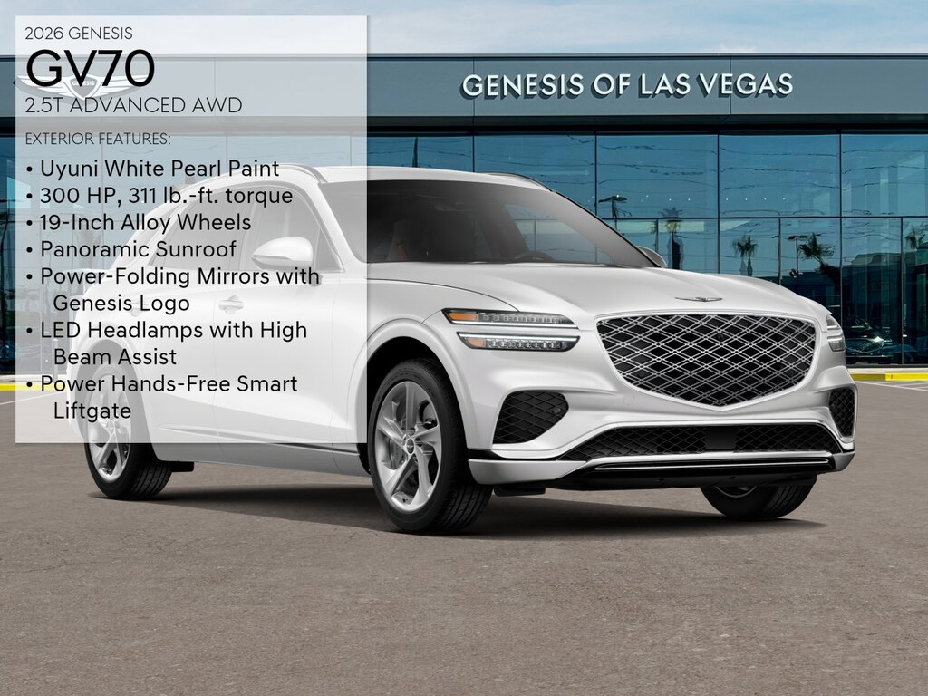 New 2026 Genesis GV70 2.5T Advanced SUV