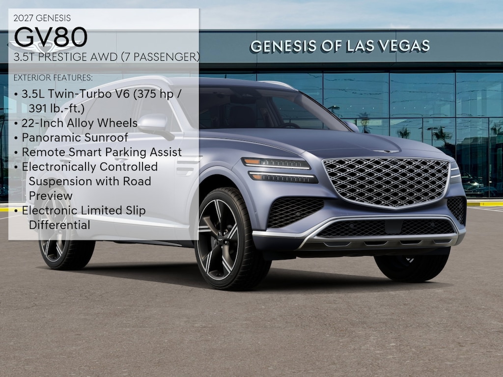 New 2027 Genesis GV80 3.5T Prestige SUV