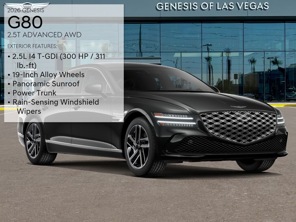 New 2026 Genesis G80 2.5T Advanced Sedan