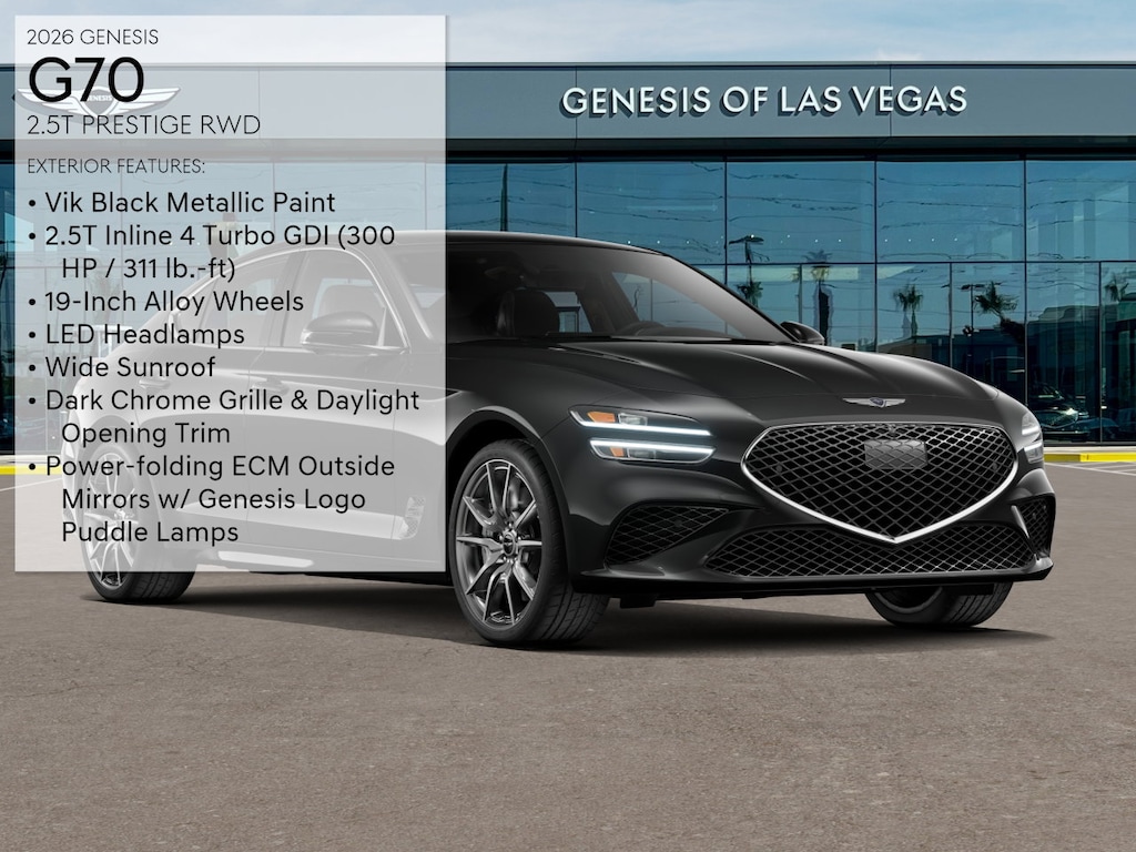 Used 2026 Genesis G70 2.5T Prestige RWD Sedan