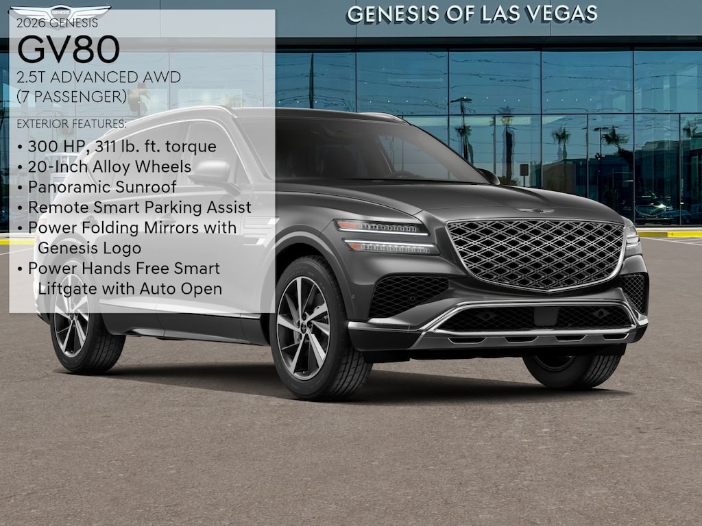 New 2026 Genesis GV80 2.5T Advanced SUV