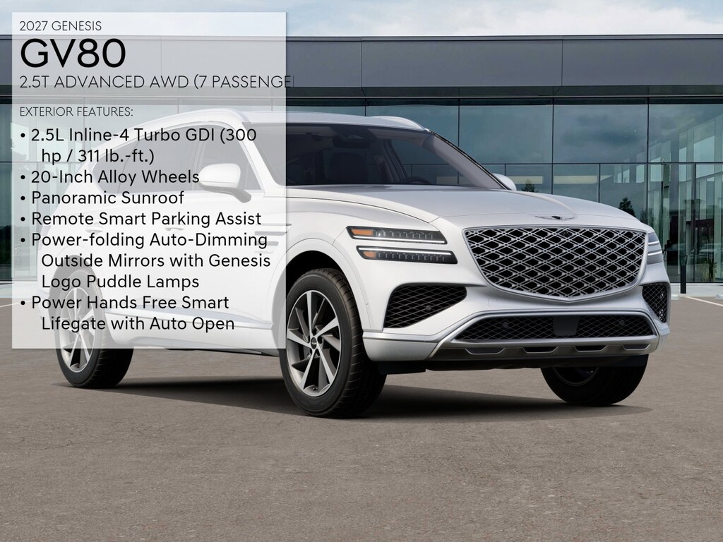 New 2027 Genesis GV80 2.5T Advanced SUV