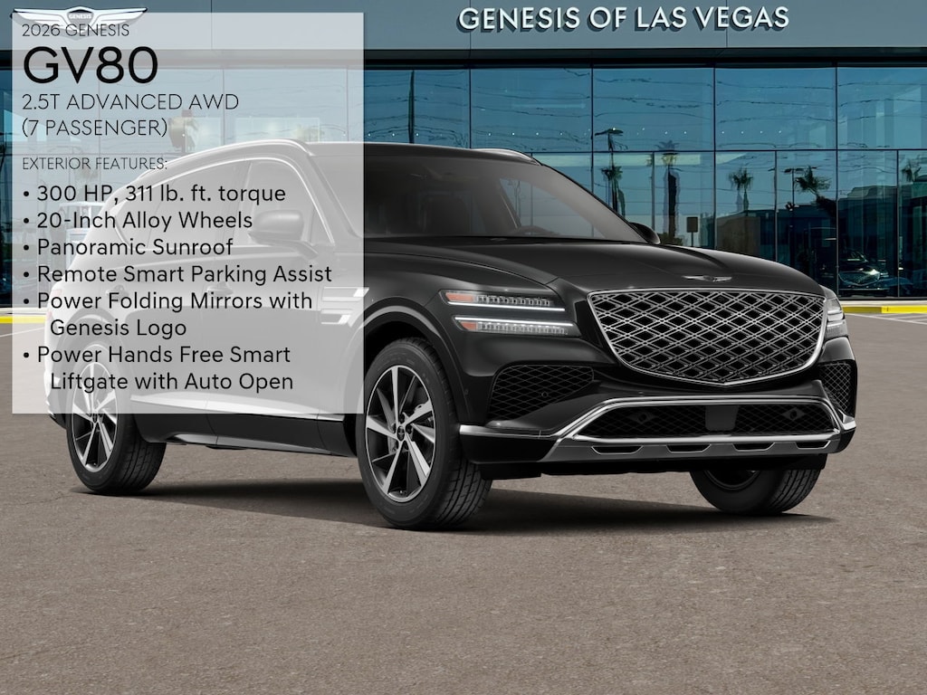 New 2026 Genesis GV80 2.5T Advanced SUV