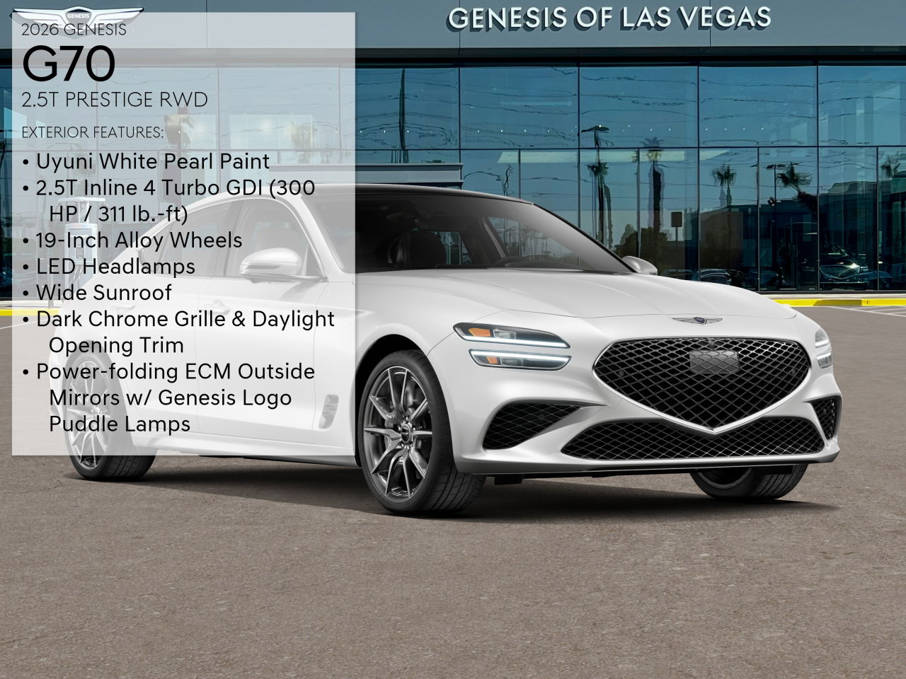 2026 Genesis G70 2.5T 3.3T Prestige AWD photo 3