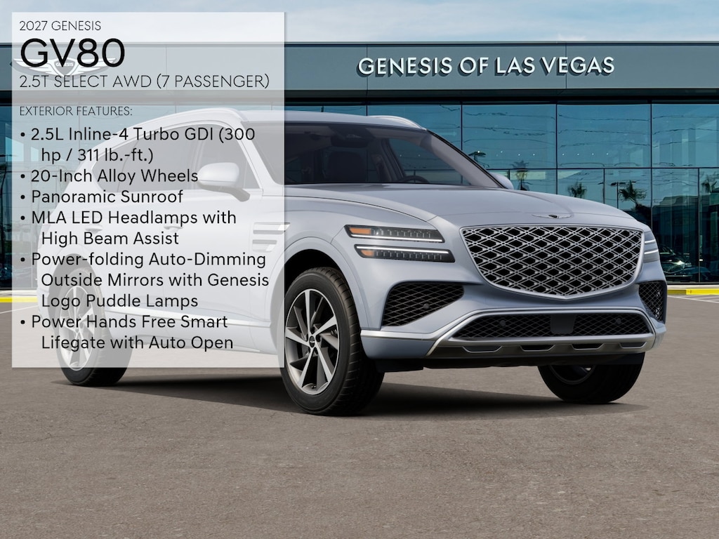 New 2027 Genesis GV80 2.5T Select SUV