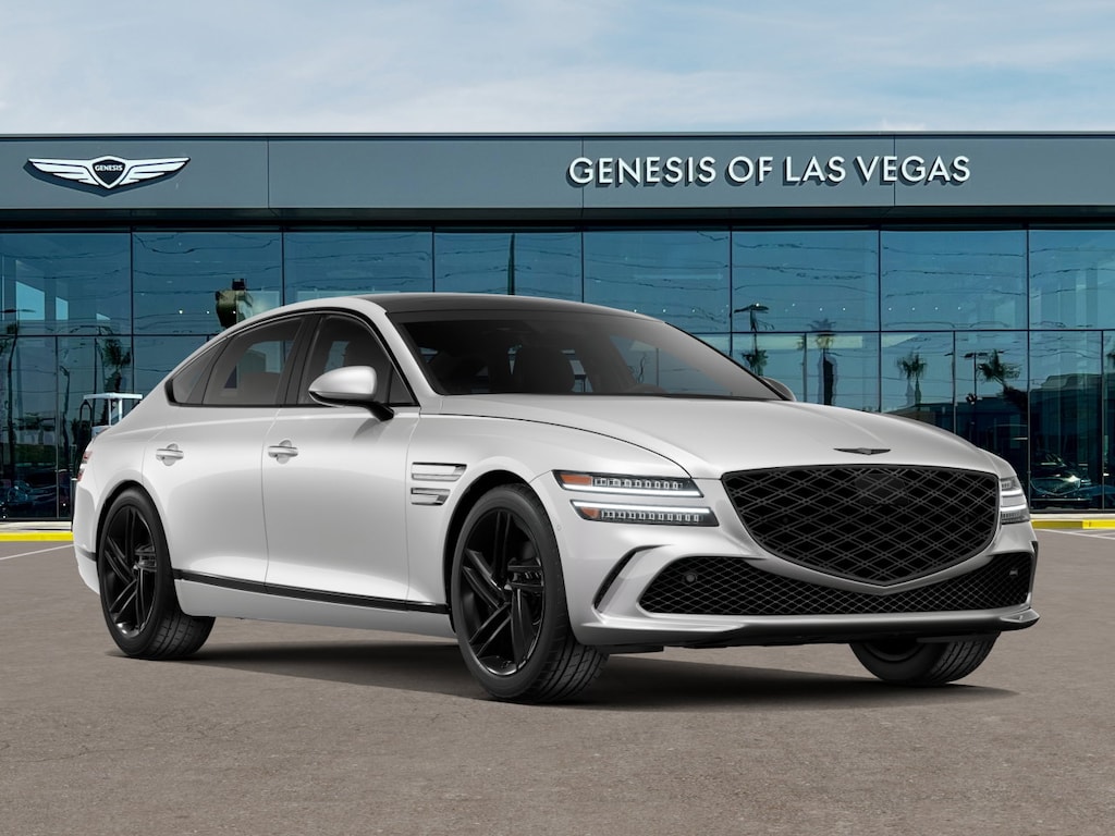 New 2027 Genesis G80 3.5T Prestige Black Sedan