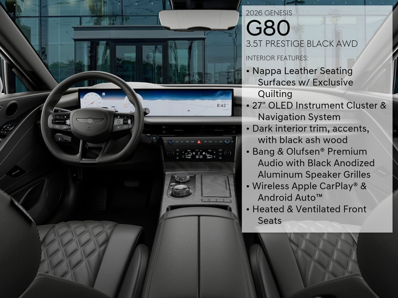 2026 GENESIS G80 Prestige Black - Photo 17