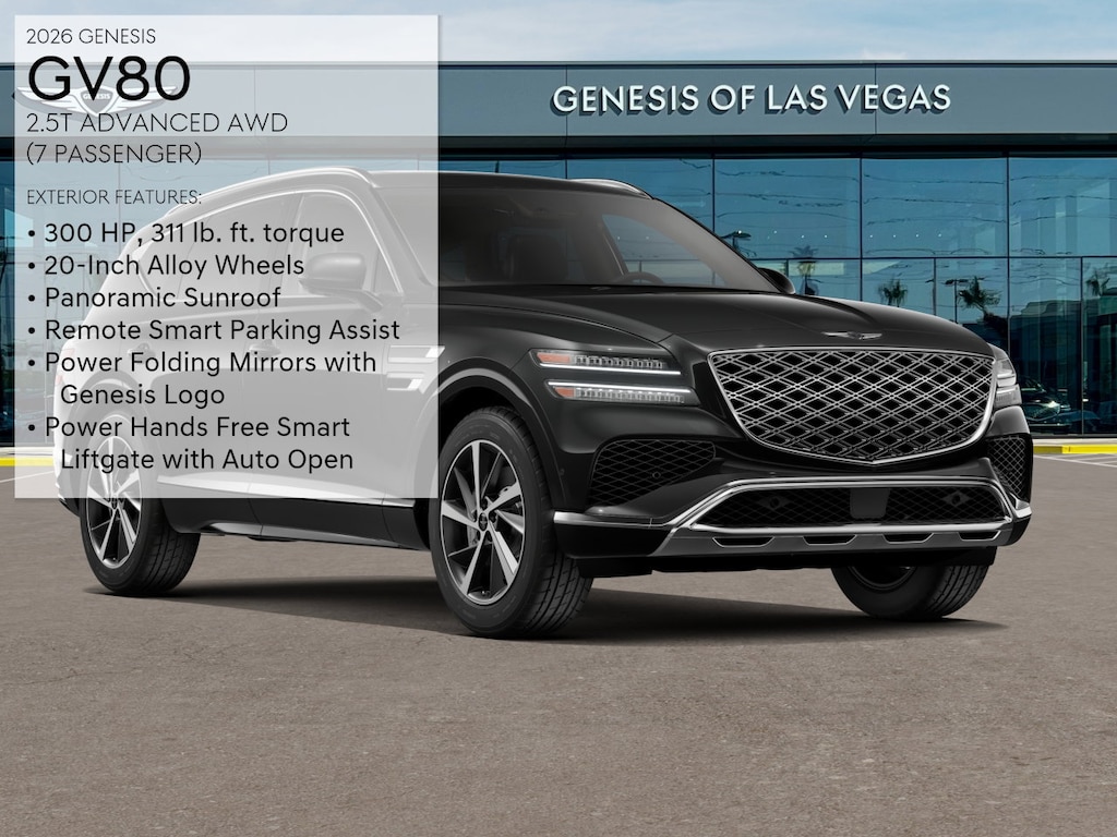 New 2026 Genesis GV80 2.5T Advanced SUV