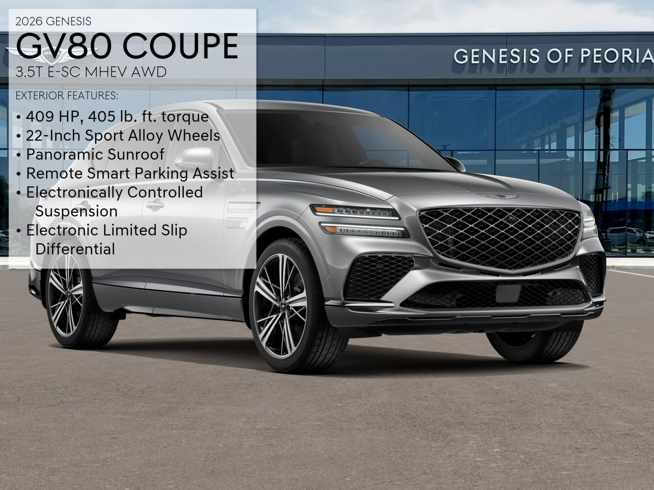 2026 GENESIS GV80 Coupe E-SC - Photo 26
