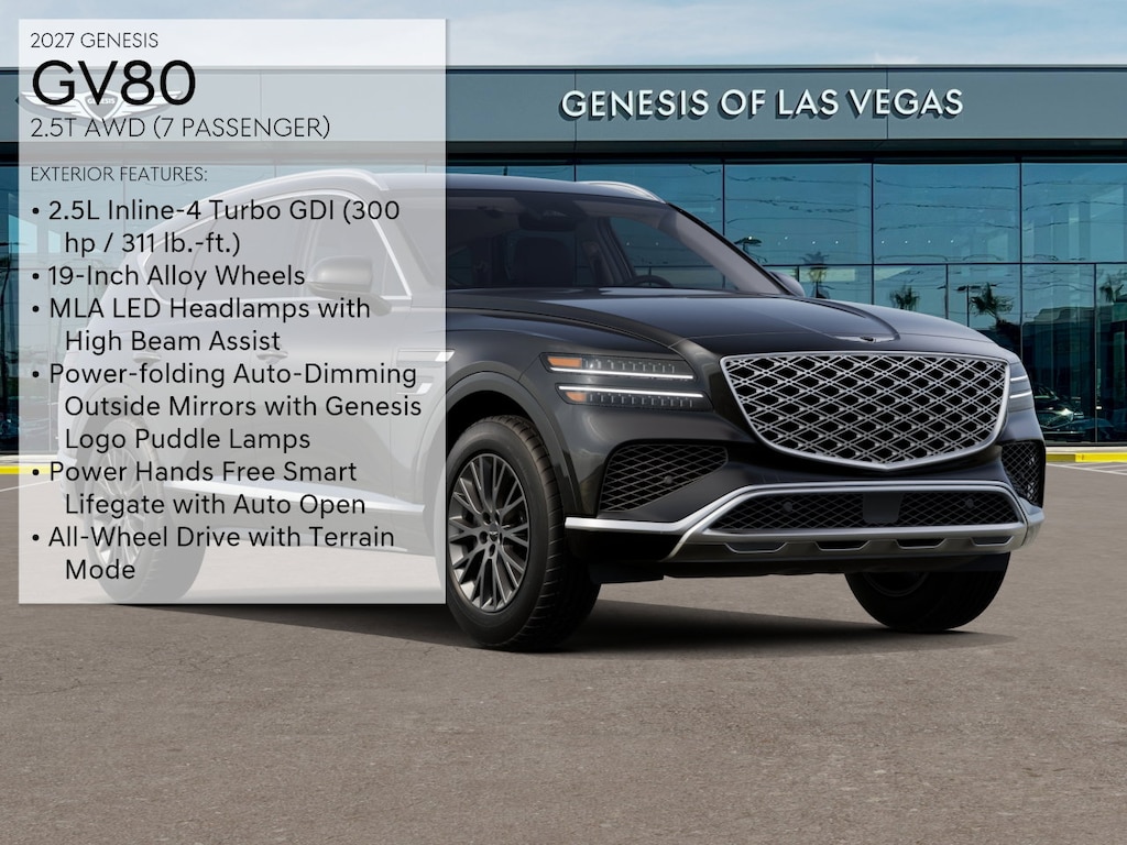 New 2027 Genesis GV80 2.5T SUV