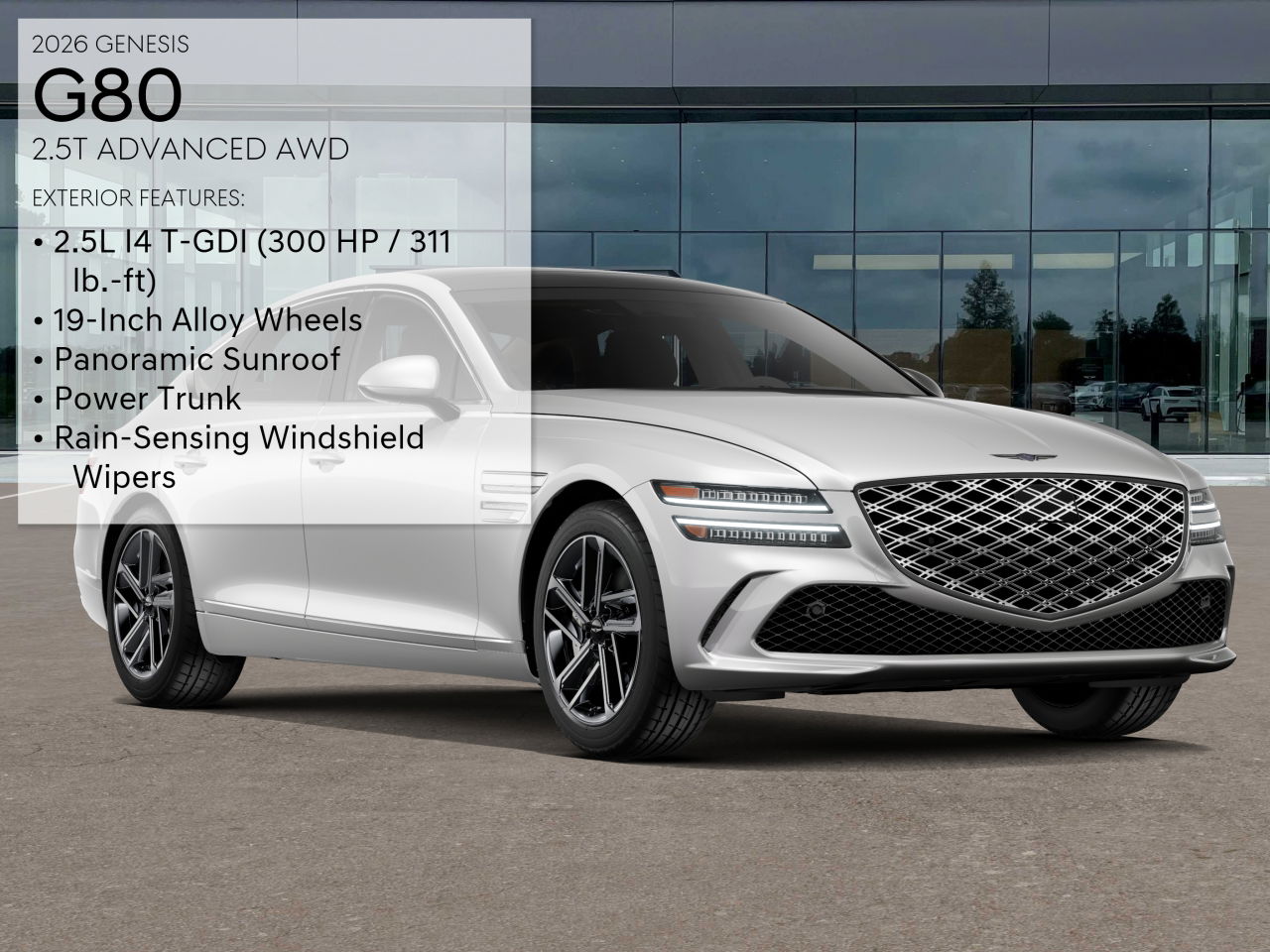 2026 Genesis G80 2.5T Advanced photo 3
