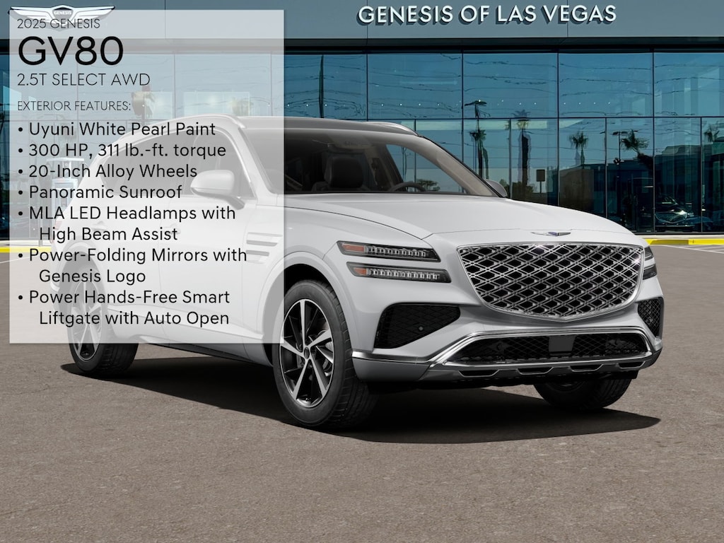 Certified 2025 Genesis GV80 2.5T Select AWD SUV