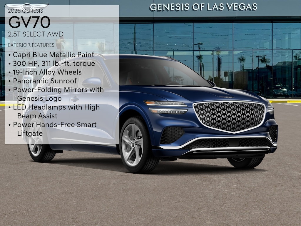 New 2026 Genesis GV70 SUV