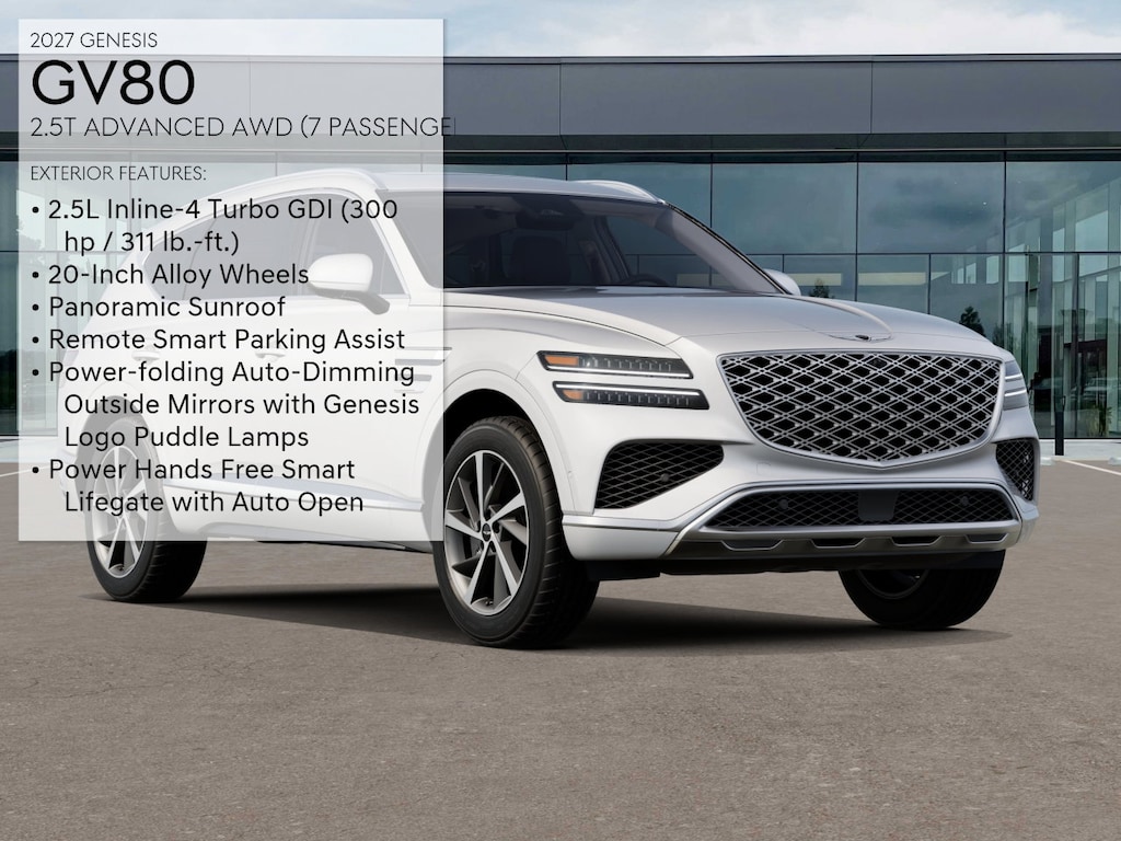 New 2027 Genesis GV80 2.5T Advanced SUV