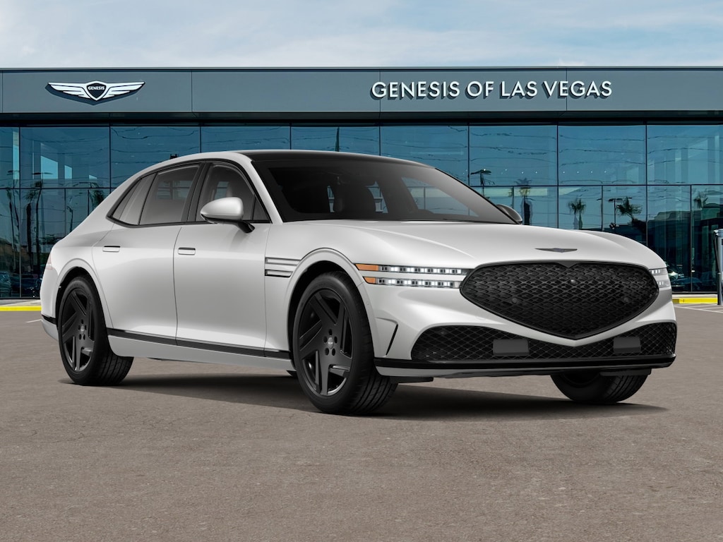 New 2026 Genesis G90 3.5T e-SC Prestige Black Sedan