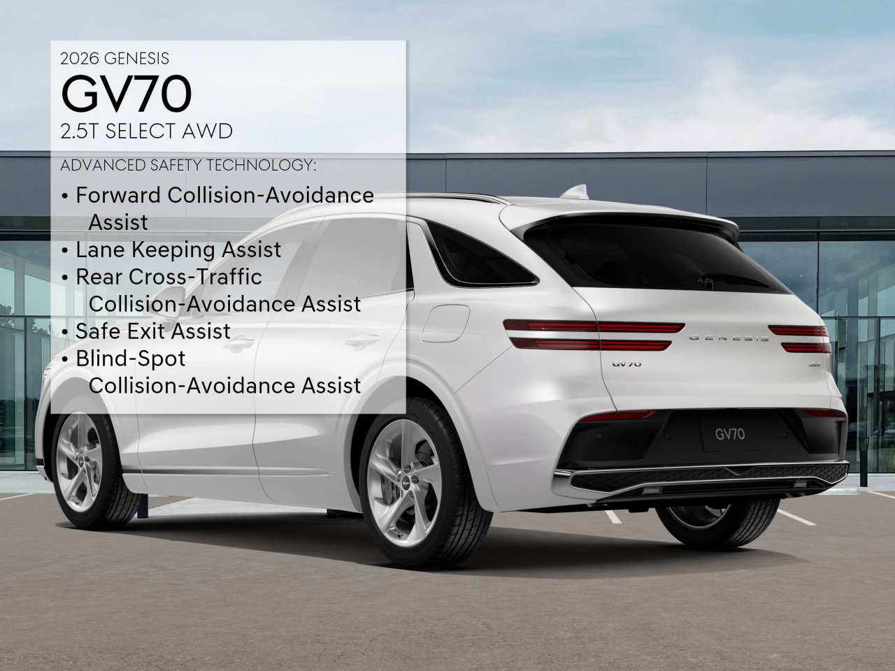 2026 GENESIS GV70 Select - Photo 7