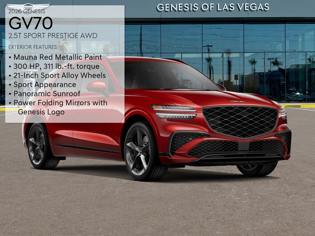 New 2026 Genesis GV70 2.5T Sport Prestige SUV