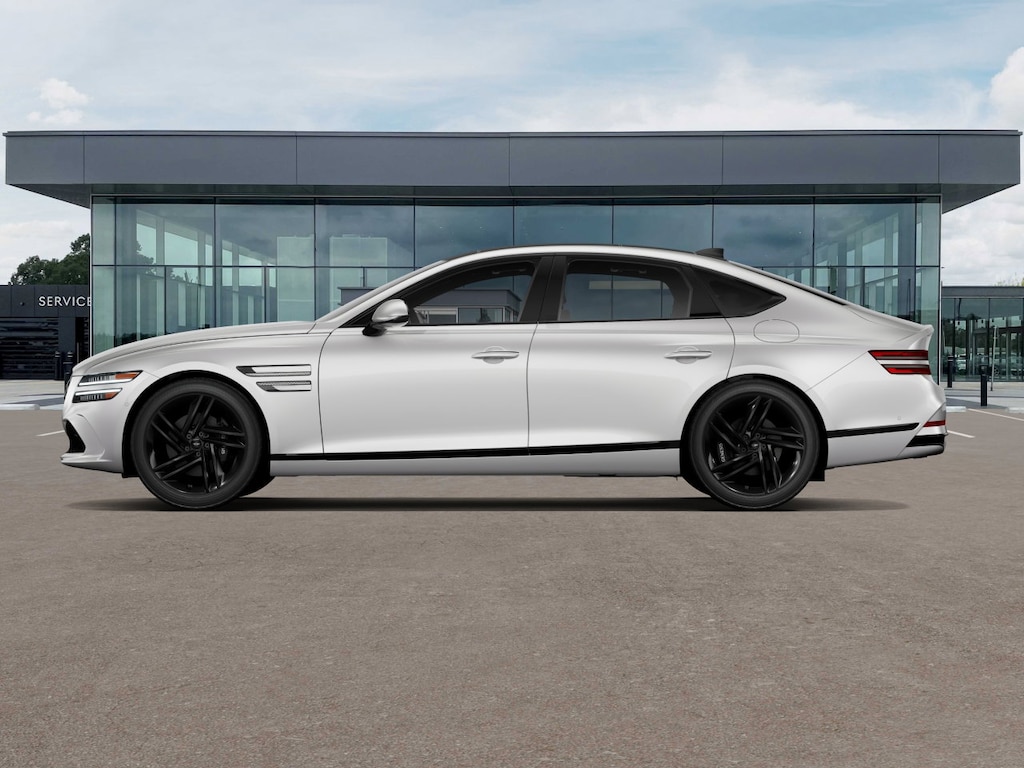 New 2026 Genesis G80 3.5T Prestige Black Sedan