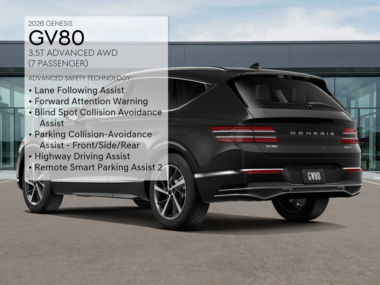 2026 GENESIS GV80 Advanced - Photo 7