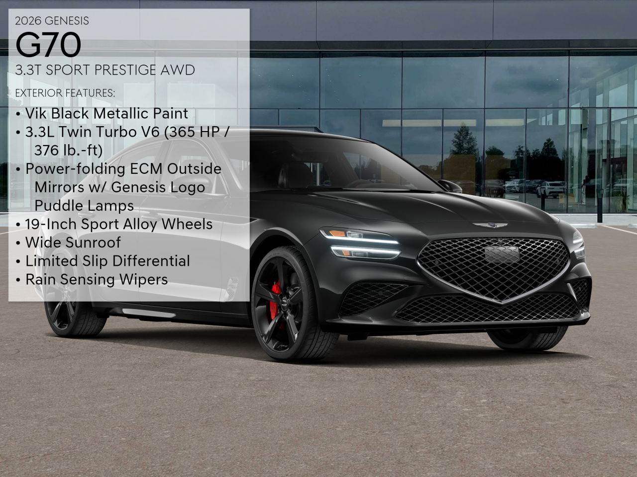 2026 Genesis G70 3.3T Sport Prestige photo 3