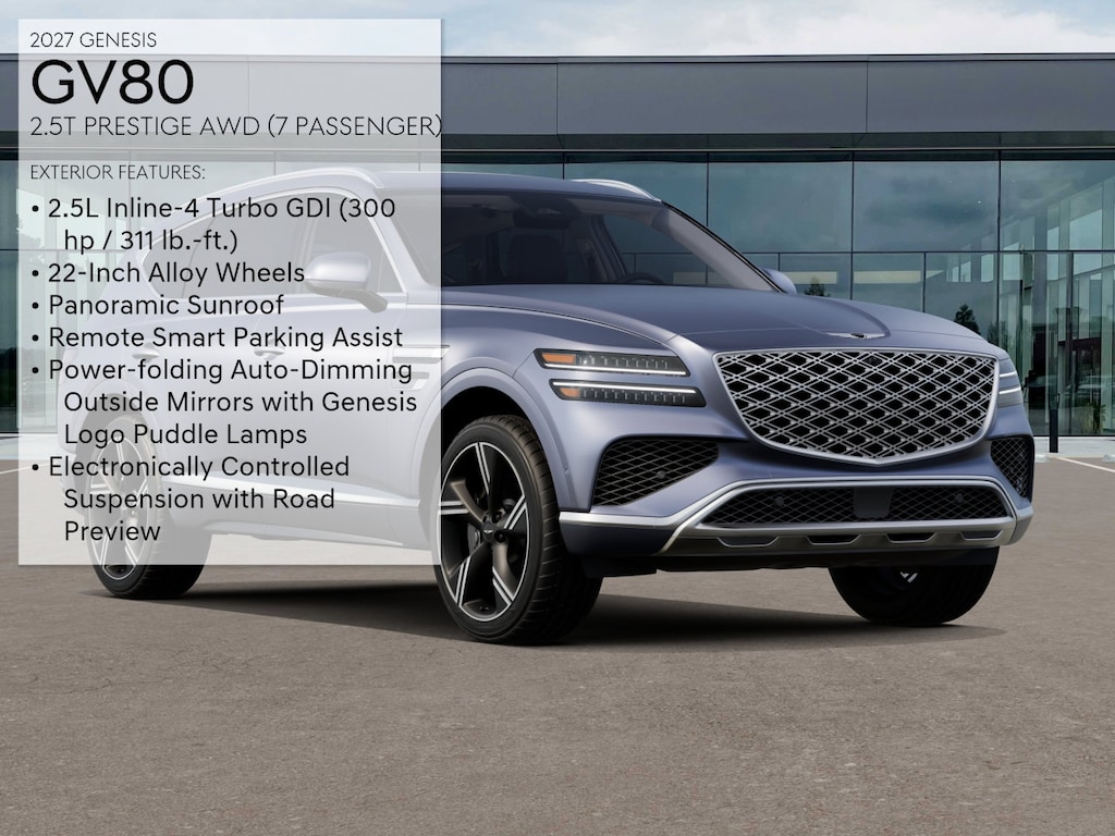 New 2027 Genesis GV80 2.5T Prestige SUV