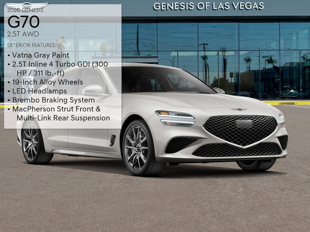 New 2026 Genesis G70 2.5T Sedan